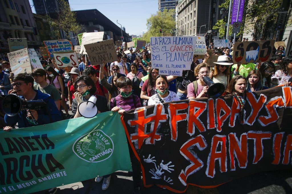 Global Climate Strikes 2019-09 / Chile: Santiago de Chile. Bild: copy Fridays For Future Santiago
