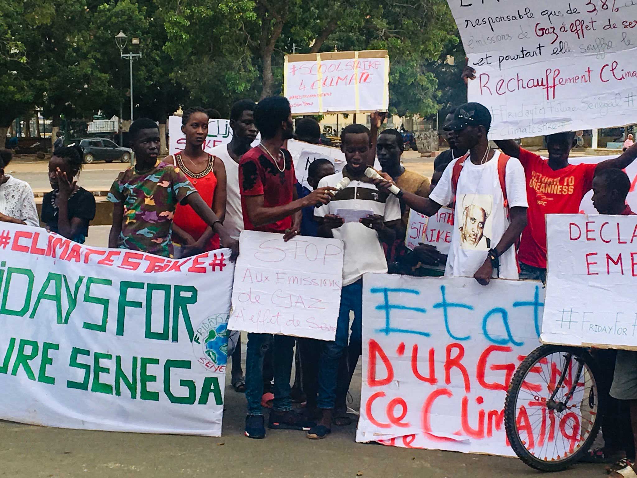 Global Climate Strikes 2019-09 / Sénégal. Bild: copy Adrien Barbier