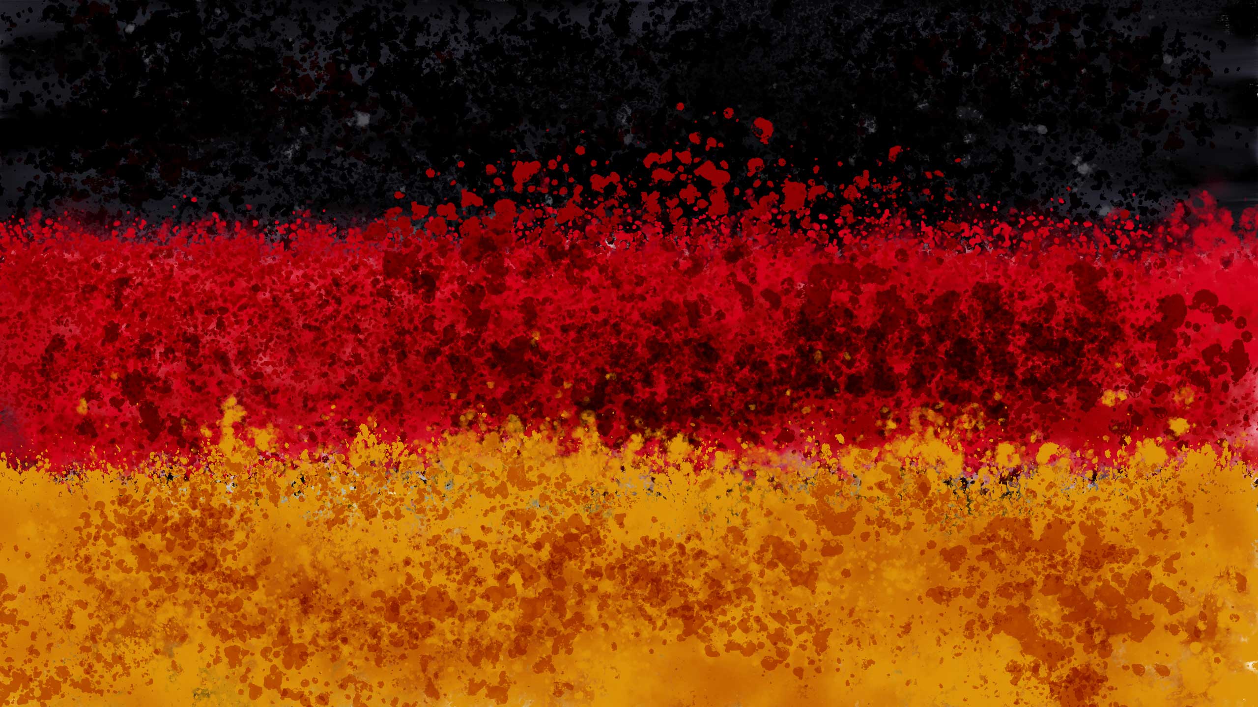 Schwarz-Rot-Gold der Deutschland-Flagge