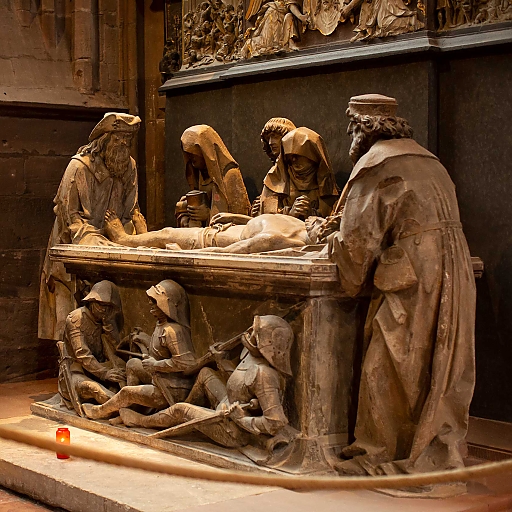 Grablegung (Spät-Gotik) von Meister Valentinus 1492